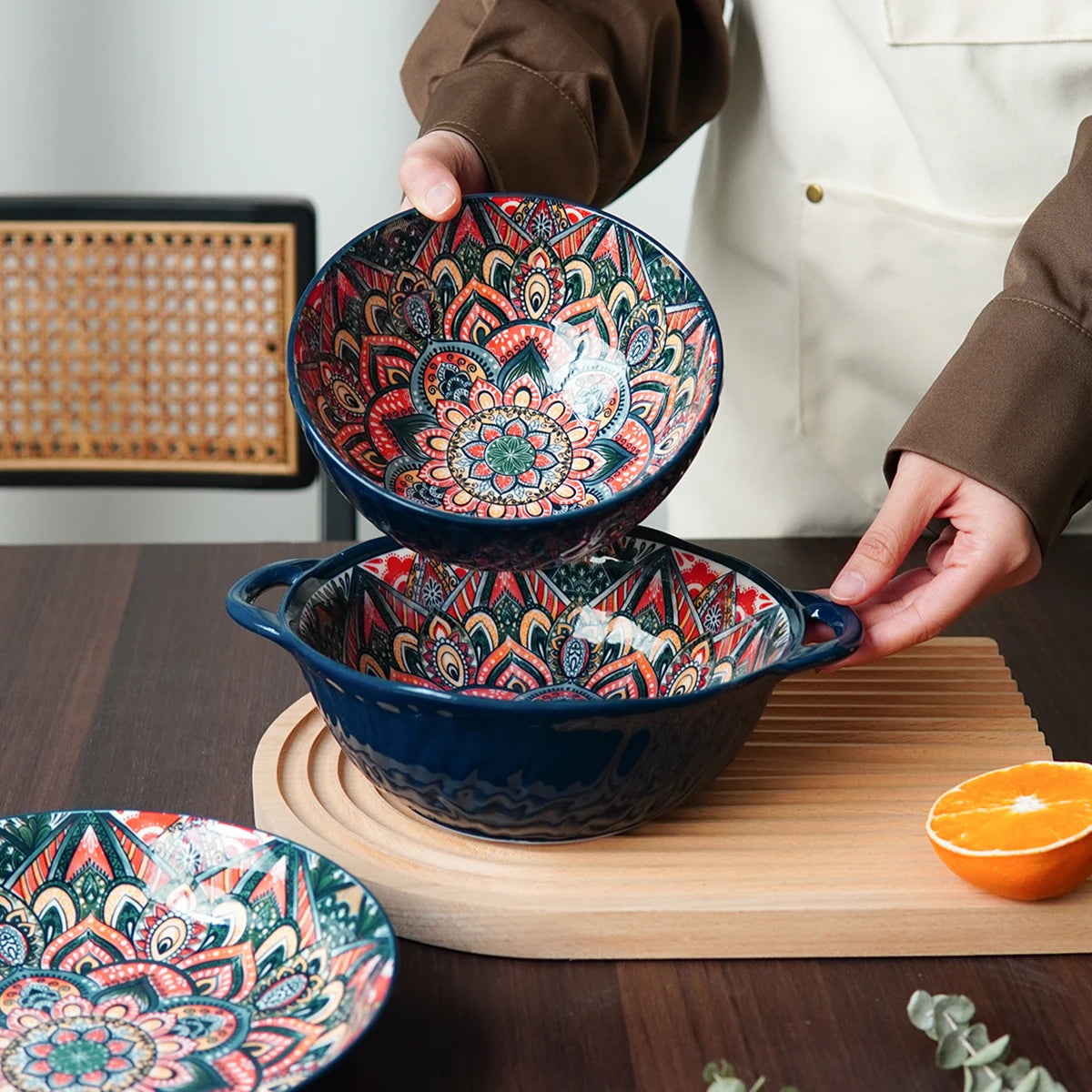 Bohemian Ceramic Tableware, U