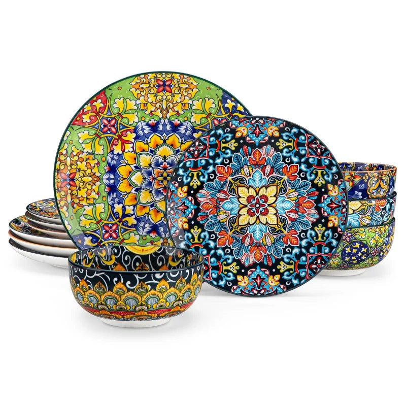 Bohemia Retro Ceramic Dinnerware Set