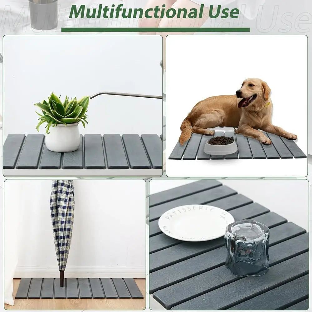 Absorbent Non-Slip Stone Mat Set