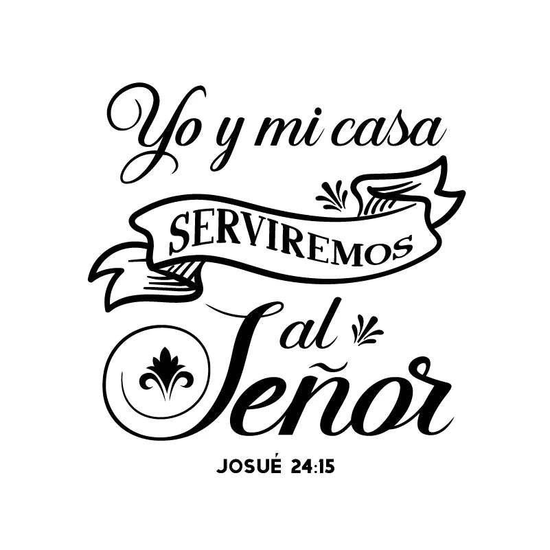 Spanish Bible Verse Vinyl Wall Mural