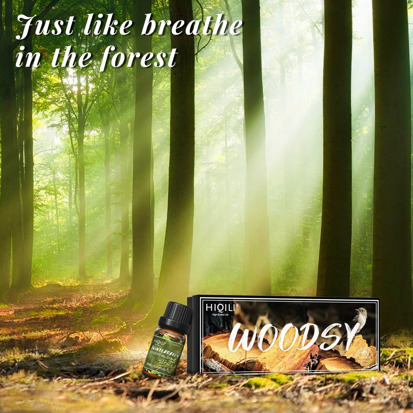 Woody Fragrance Aromatherapy Oils gift set