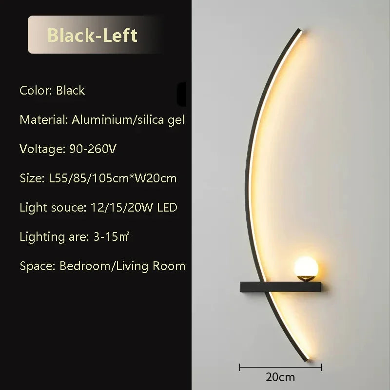 Smart LED Wall Sconces With Remote Control