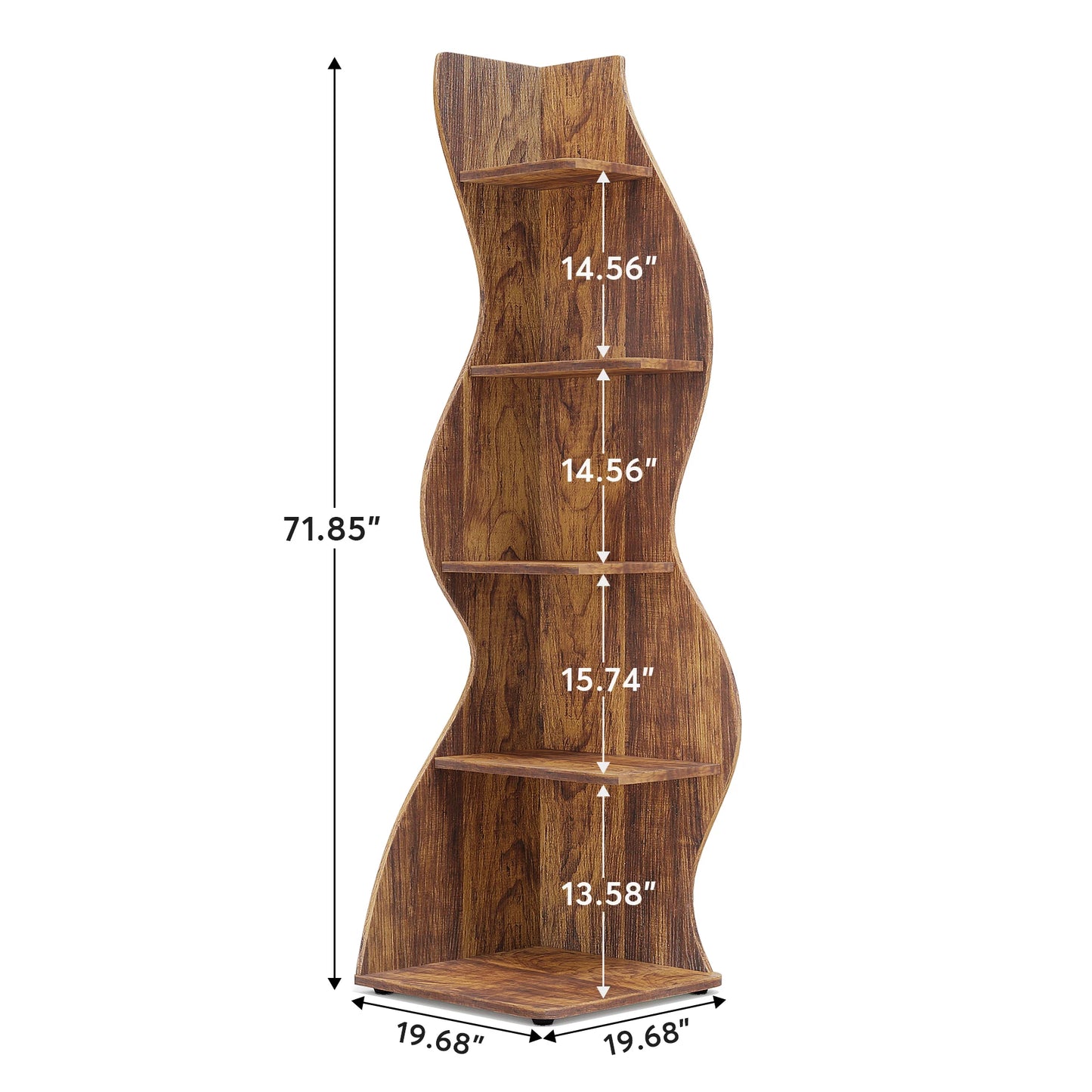 Stylish Unique Rustic Corner Shelf