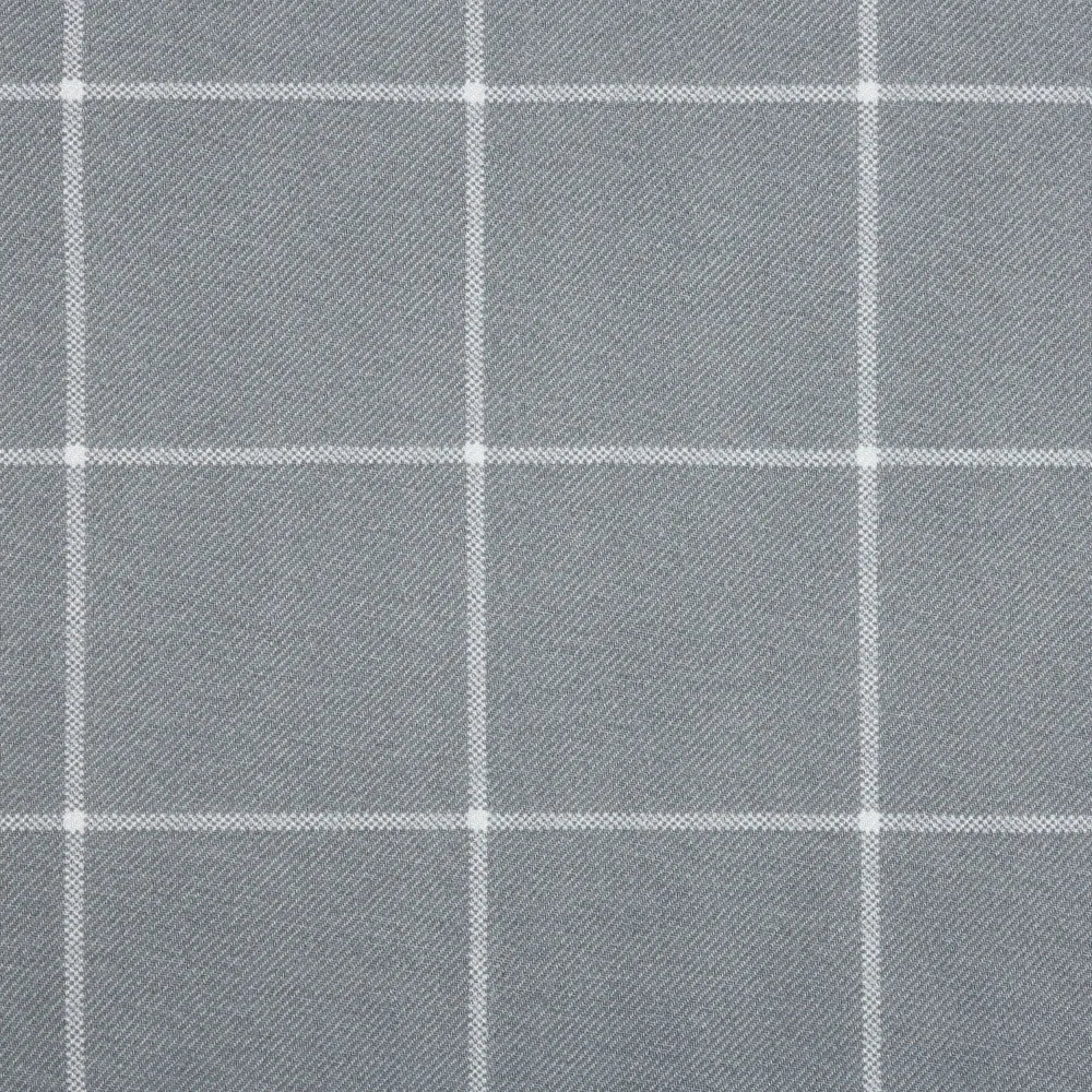 Elegant Windowpane Cotton Polyester Tablecloth (Easy Care)