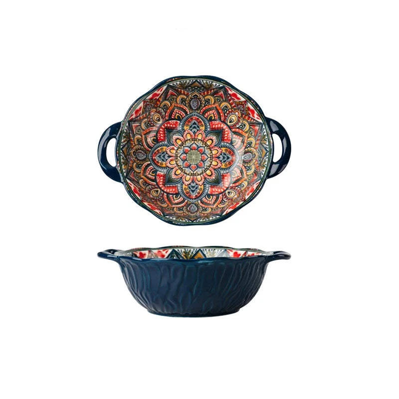Bohemian Ceramic Tableware, U