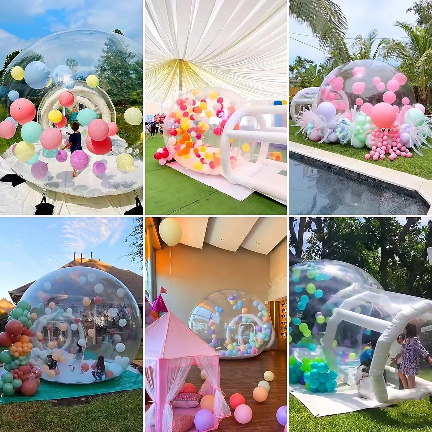 8.2Ft Inflatable Bubble Balloon House (Just For Fun!)