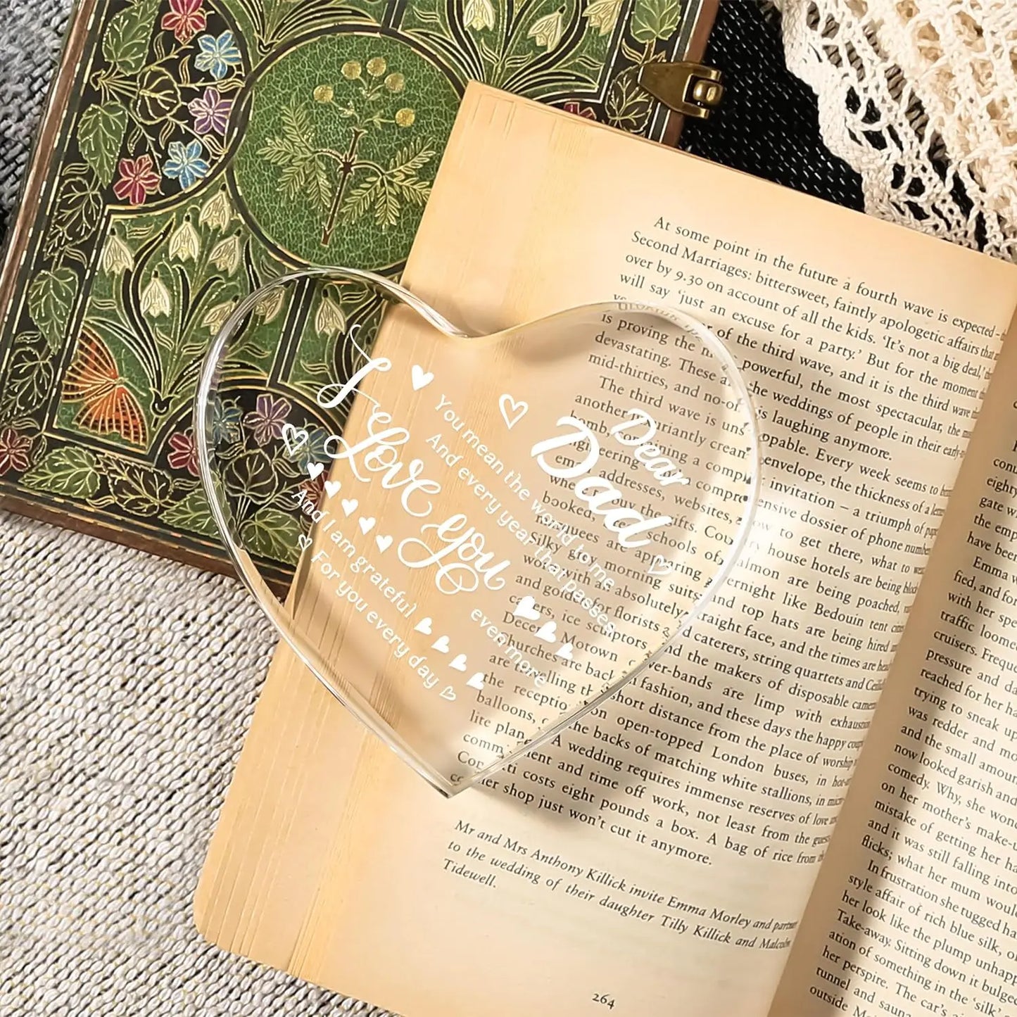 Engraved I Love You Dad Keepsake