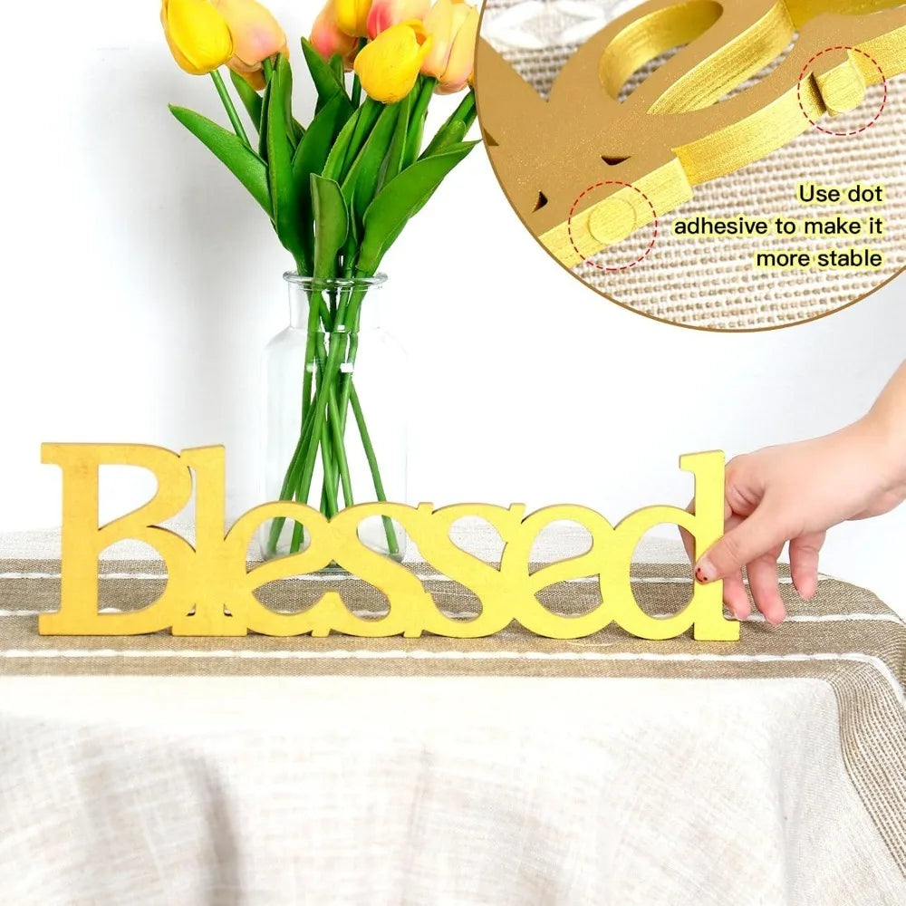 Rustic Wooden Table Sign