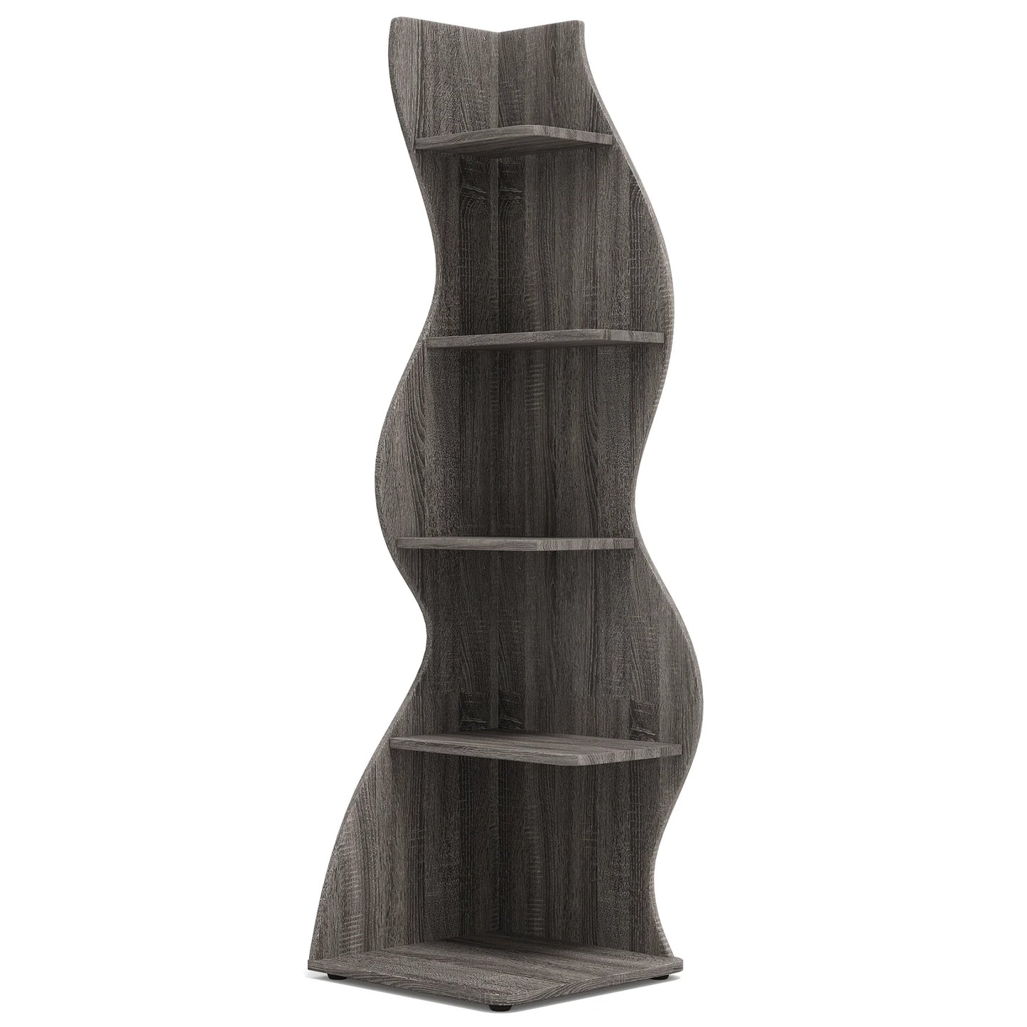 Modern 5-Tier Melted Design Corner Storage Rack & Plant Stand