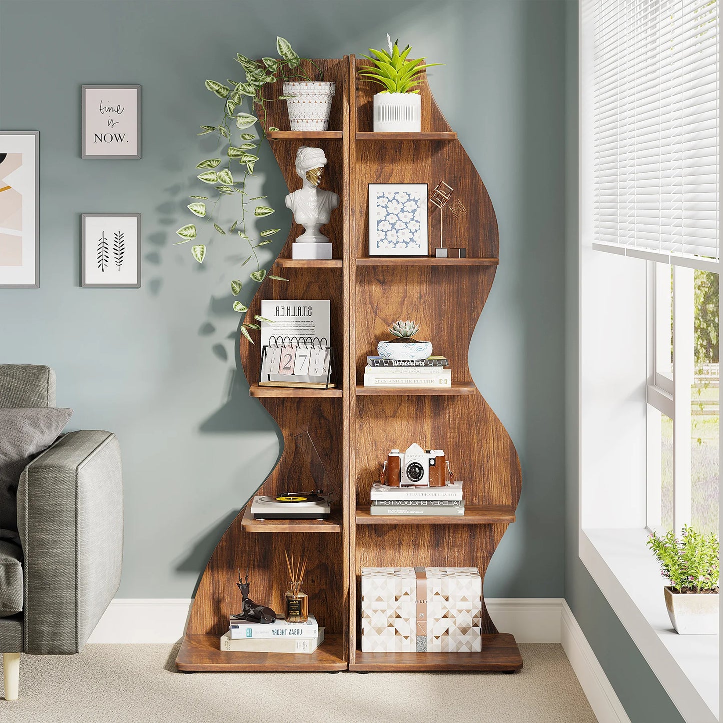 Stylish Unique Rustic Corner Shelf