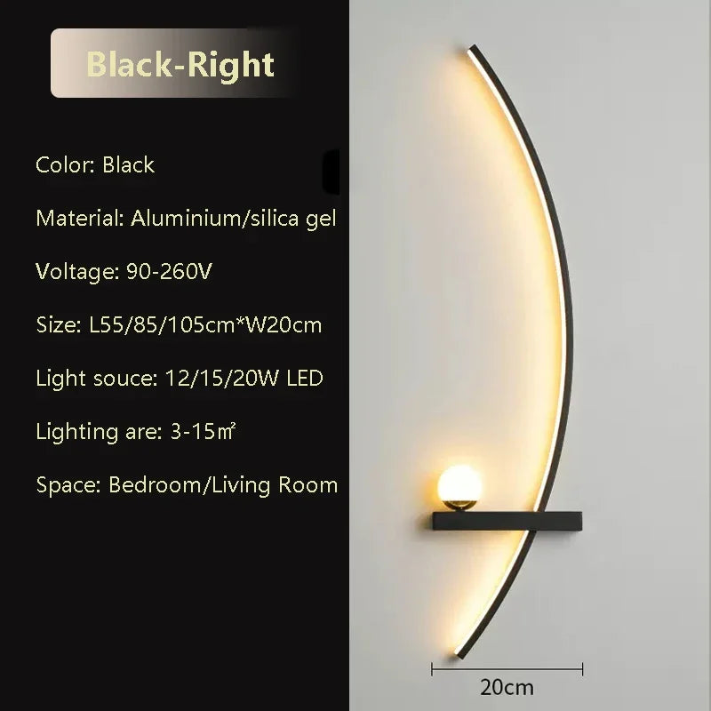 Smart LED Wall Sconces With Remote Control