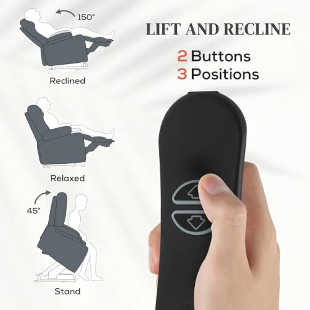 Electric Patchwork Massaging Recliner Lift Chair