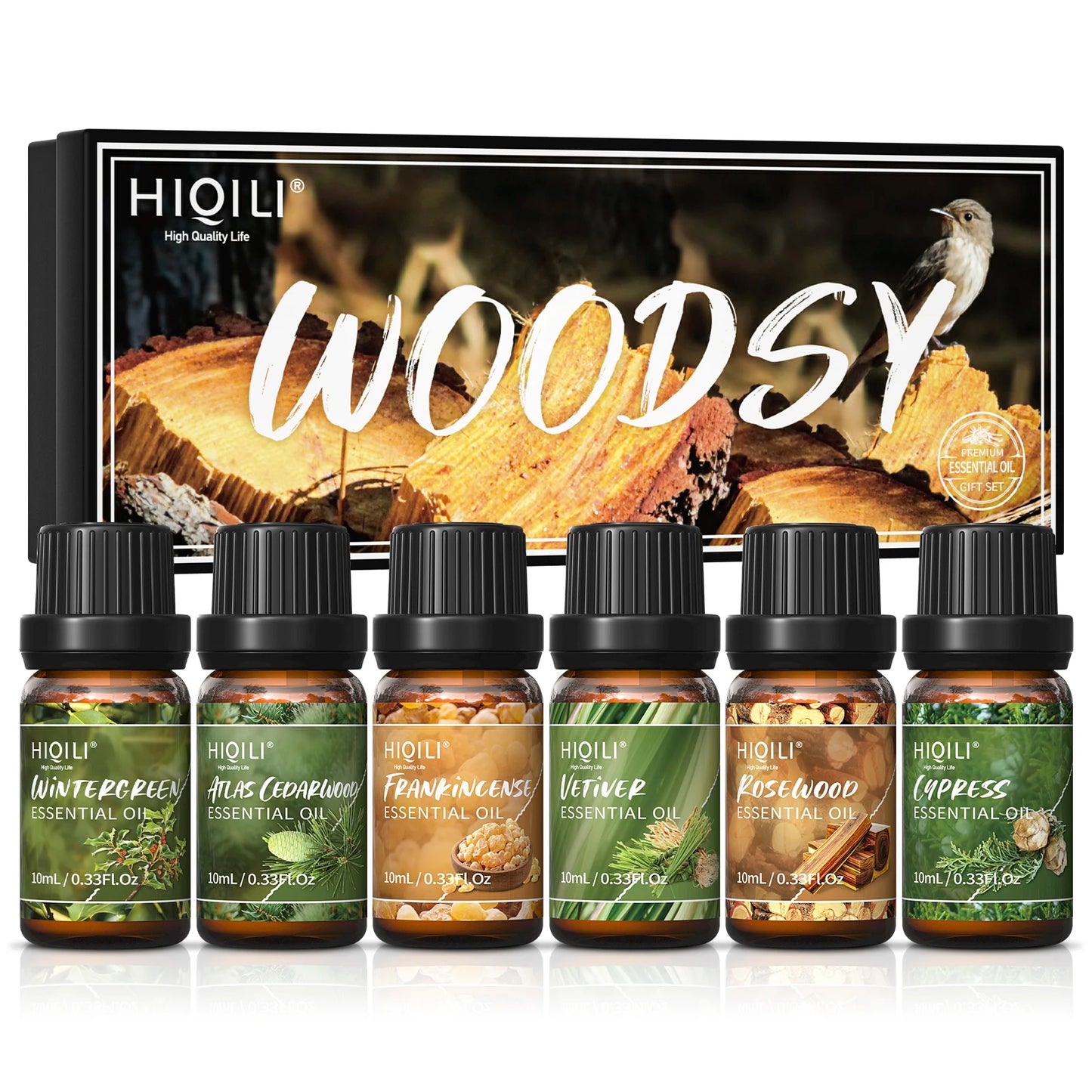 Woody Fragrance Aromatherapy Oils gift set