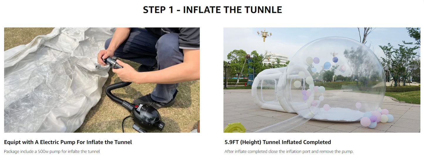 8.2Ft Inflatable Bubble Balloon House (Just For Fun!)