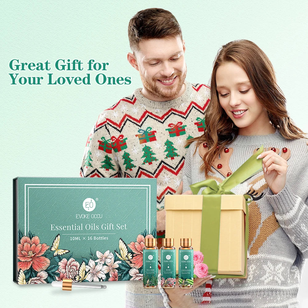 100% Nature Undiluted Pure Essential Oil Set