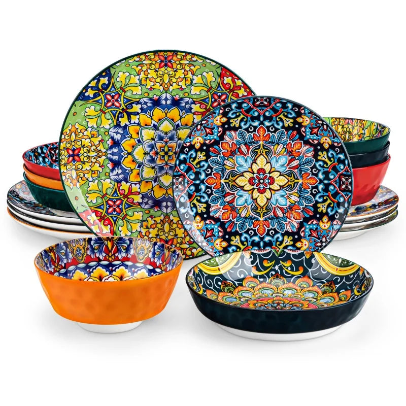 Bohemia Retro Ceramic Dinnerware Set
