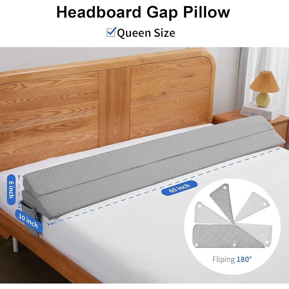 High Density Bed Gap Wedge Pillow