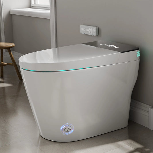 Smart Toilet With Built-in Warm Water Bidet
