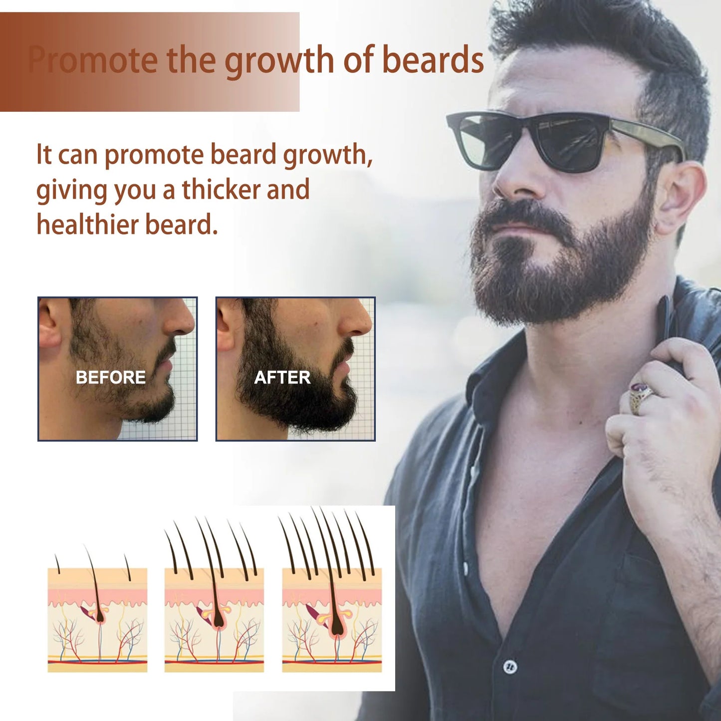 Nourishing And  Strengthen Beard Styling Oil