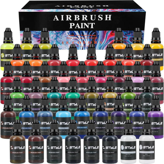 Air brush Paint Kit (48 Colors)