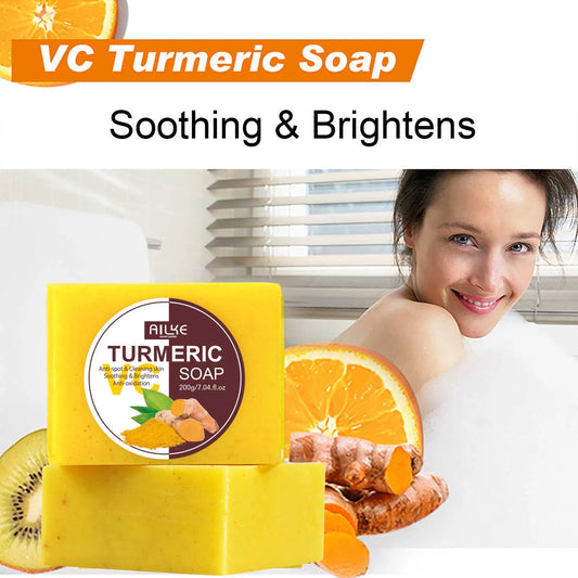 Natural Cleaning Turmeric Soap (Exfoliates)