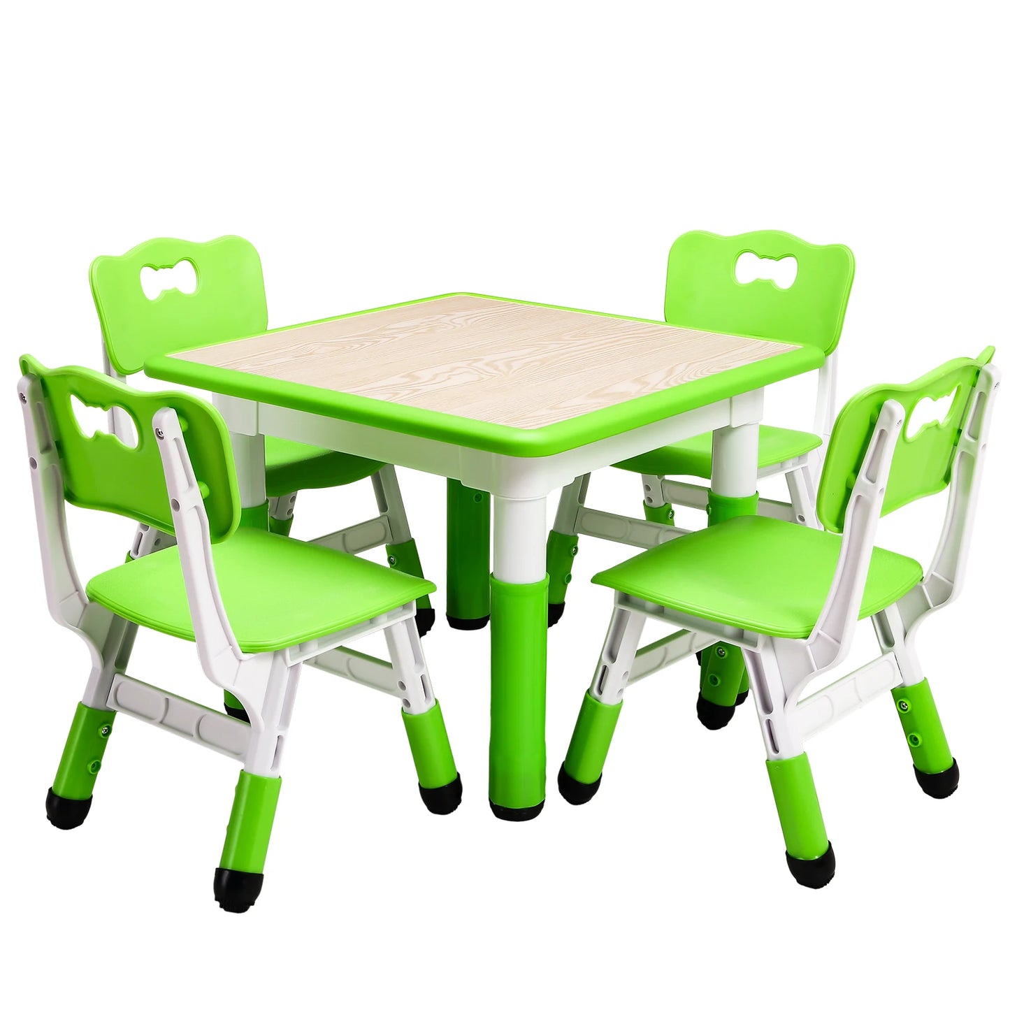 Kids  Adjustable Easy -Wipe Arts & Crafts Table And Chair Set