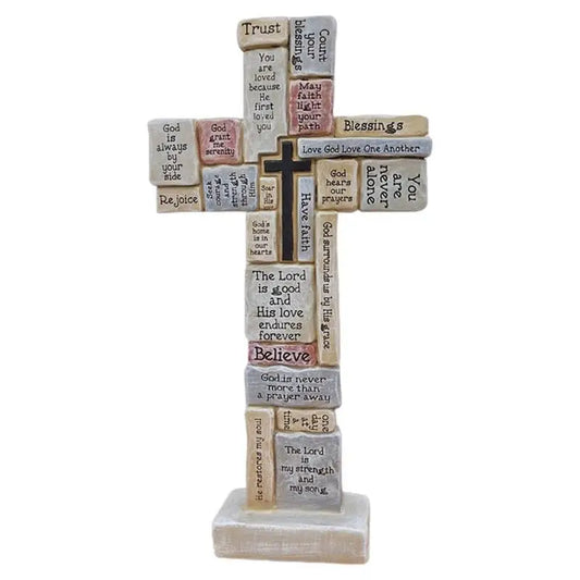 Inspirational Standing Cross (Christian Encouragement)