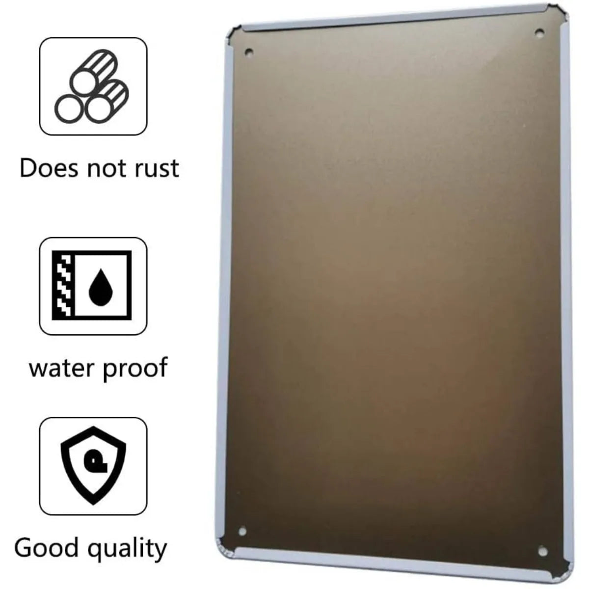 Good Morning This is God Metal Sign