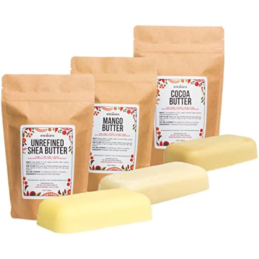 Soap Making Body Butter With 3 Bars (Shea, Mango, Cocoa)
