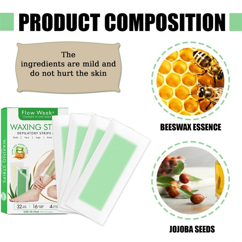 Depilatory Tool for Body Hairs Removal (32 Count); Purchase only what you need.