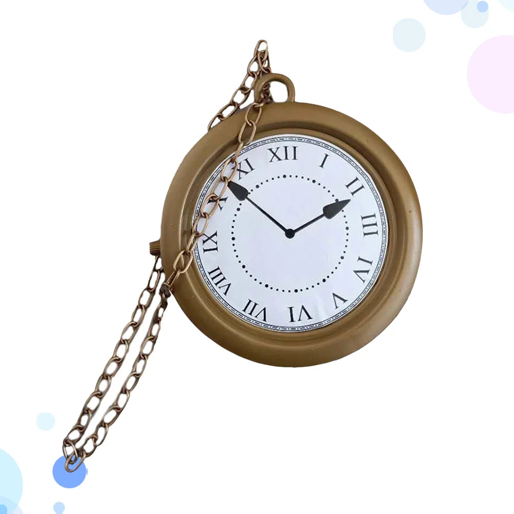 Wall Clock Room Clocks Home Decoration Style Hanging for Office Large Decorative Make up