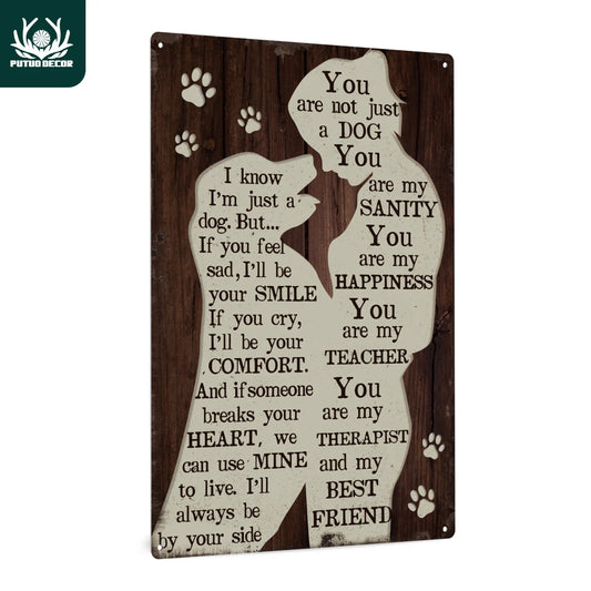Vintage Decorative Love of Dog  Wall Art