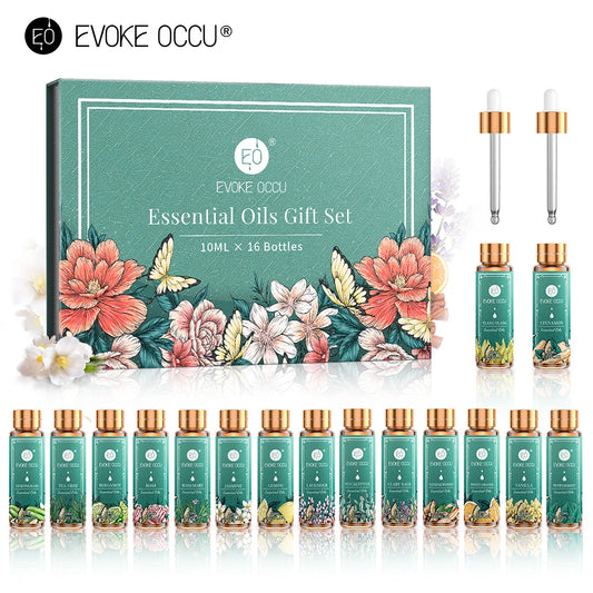 100% Nature Undiluted Pure Essential Oil Set