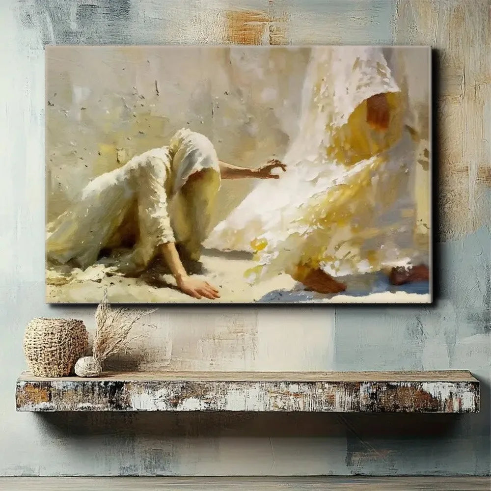 Embrace of Faith Inspirational Wall Hanging