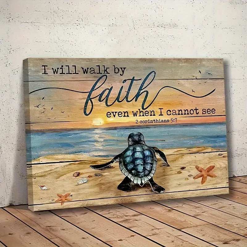 Will Walk By Faith Home Wall Decoration