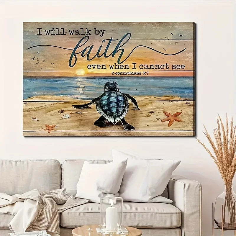 Will Walk By Faith Home Wall Decoration