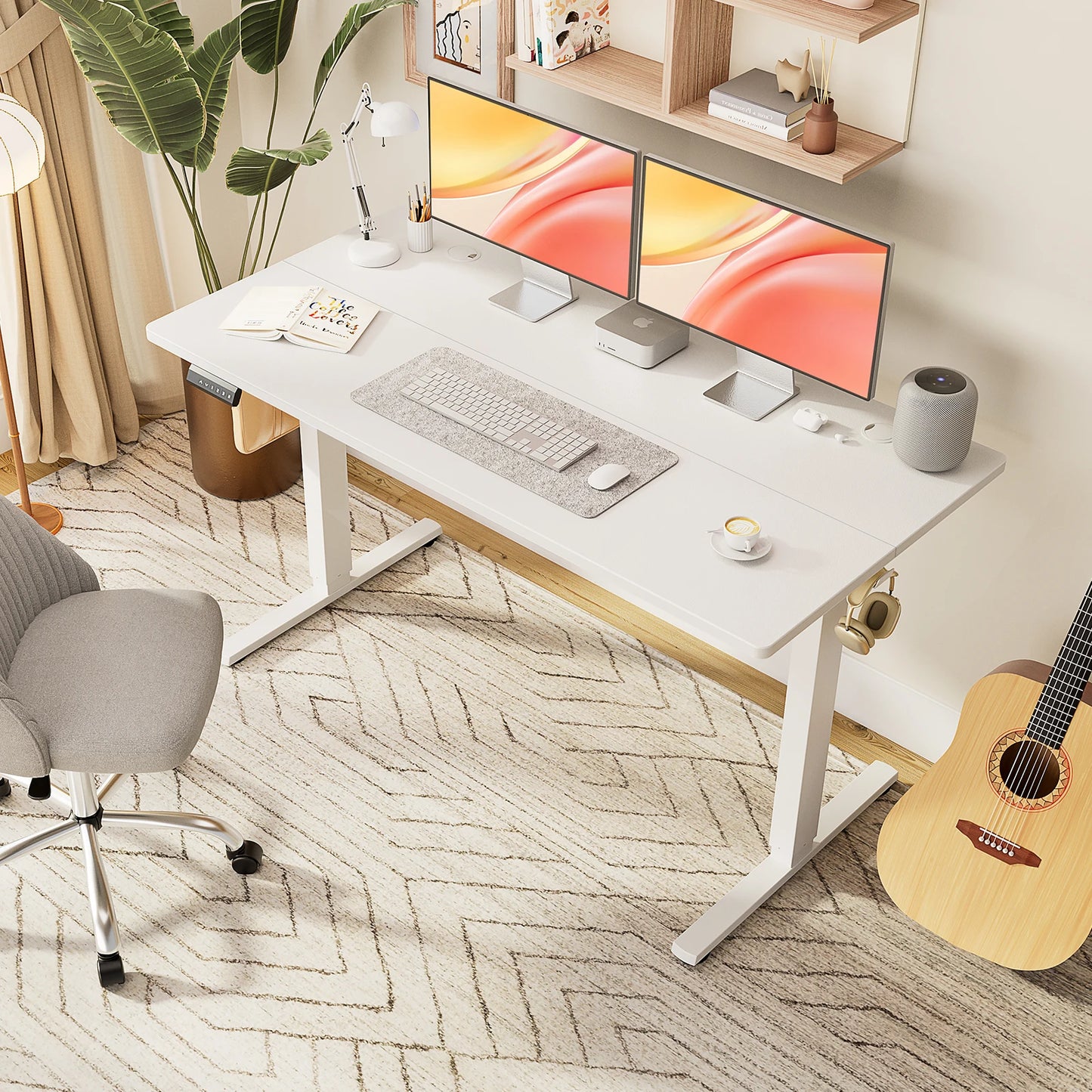 JHK Electric Standing Computer Workstation