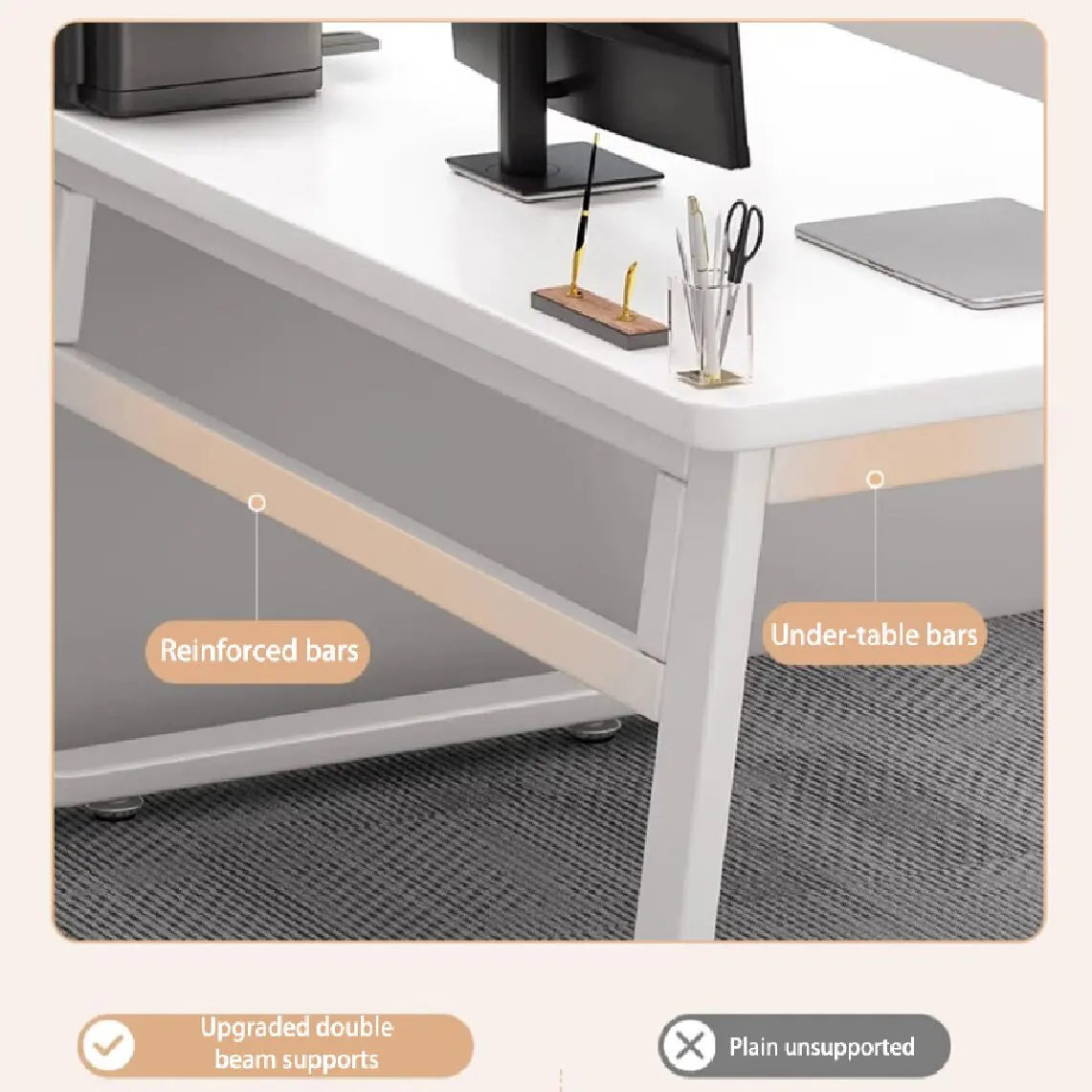 Simply Modern Computer & Study Desk