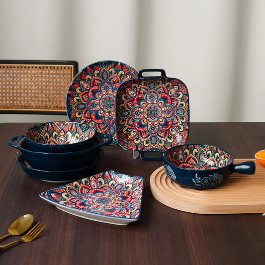 Bohemian Ceramic Tableware, U