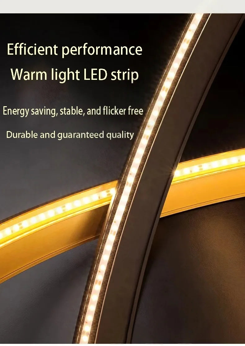 LED Bamboo Landscape Scenery Hanging Paintings Wall Lamp