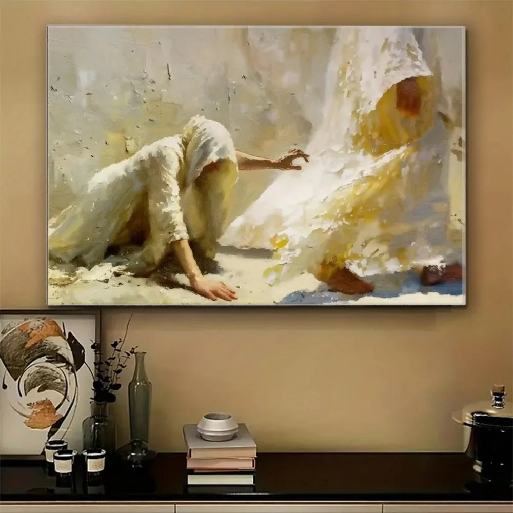 Embrace of Faith Inspirational Wall Hanging