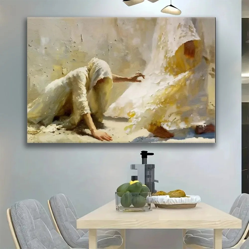 Embrace of Faith Inspirational Wall Hanging