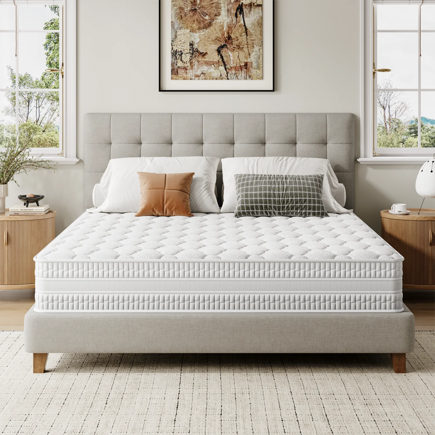 Full Size Mattress with Memory Foam and Pocket Spring