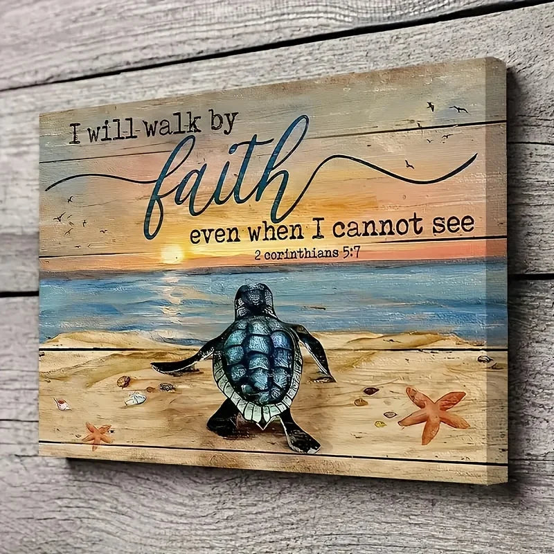 Will Walk By Faith Home Wall Decoration