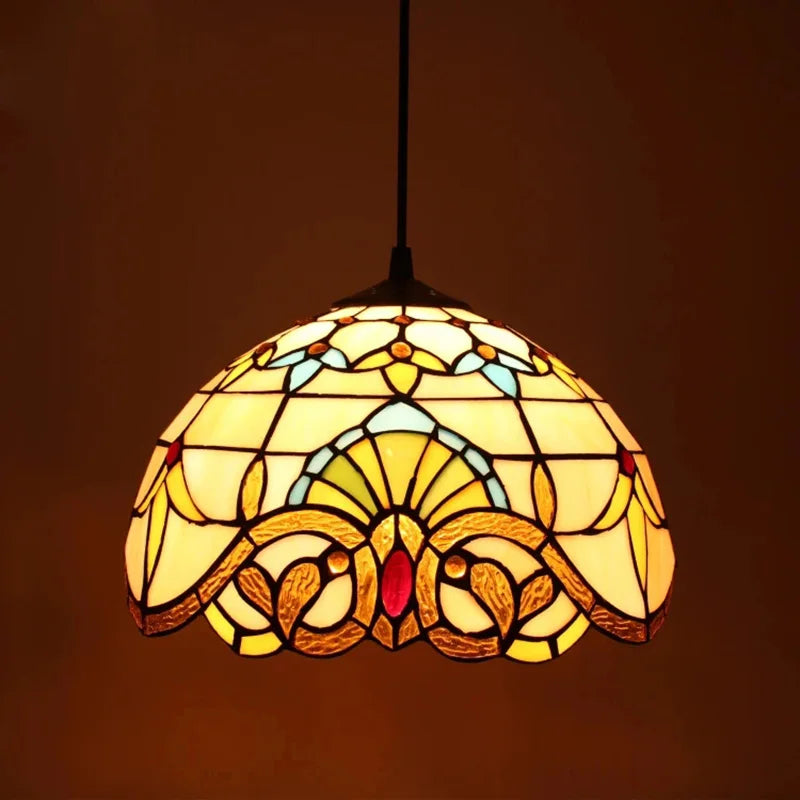 Retro Tiffany Ceiling Lamp