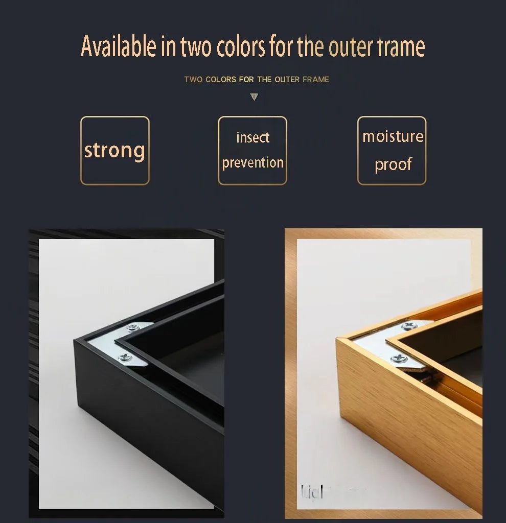 LED Bamboo Landscape Scenery Hanging Paintings Wall Lamp