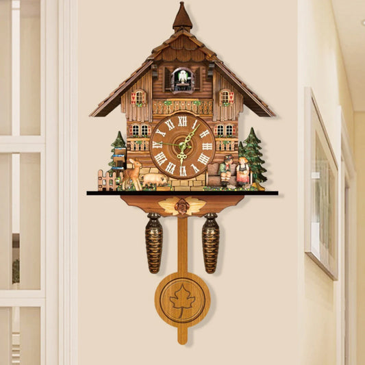 Cuckoo Clock With Adjustable Volume (Hourly Chime)