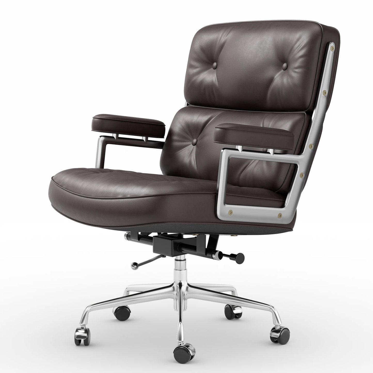 Leather Ergonomic Swivel Office Chair