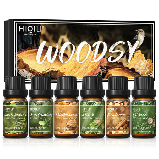 Woody Fragrance Aromatherapy Oils gift set