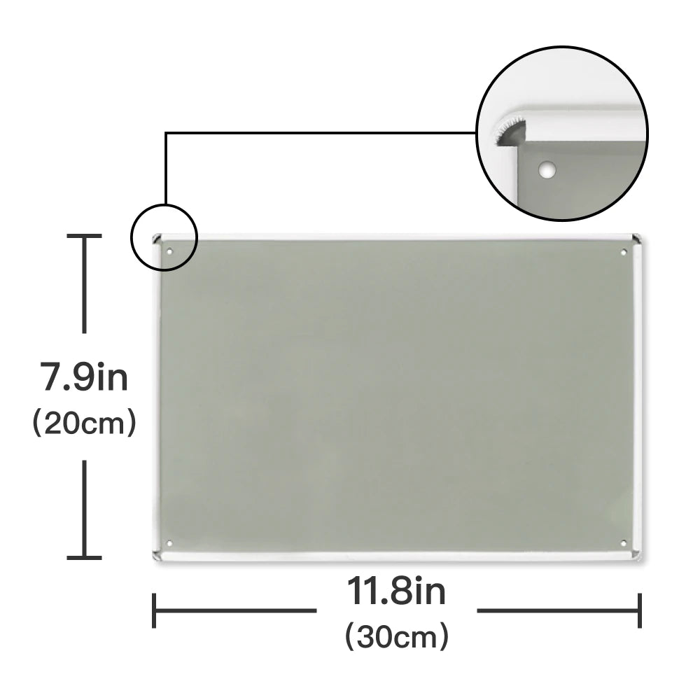 Vintage Retro Flower Market Plaque